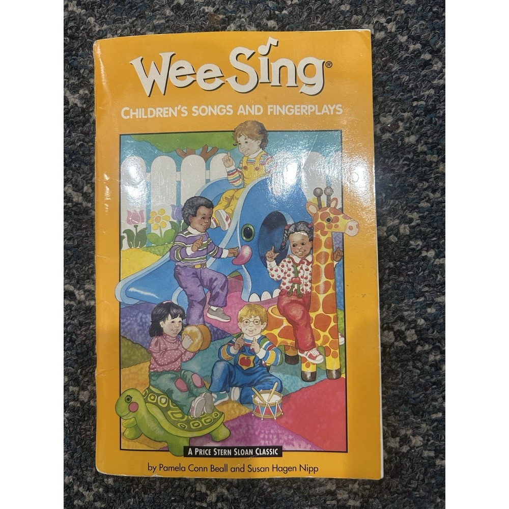 VTG Wee Sing Children's Songs and Fingerplays / Paperback Song Book / 1985